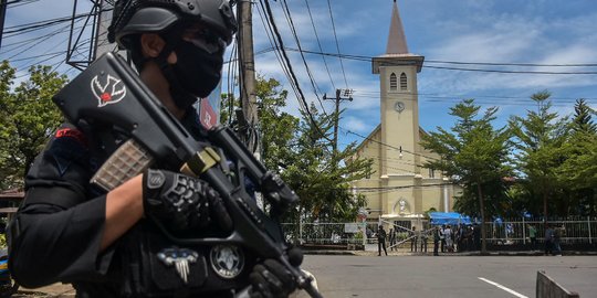 Warga Sebut Pelaku Bom di Katedral Makassar Berubah sejak Menikah