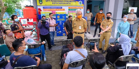 Ratusan Pekerja di Solo Divaksinasi Covid-19, Pariwisata Diharapkan Cepat Pulih