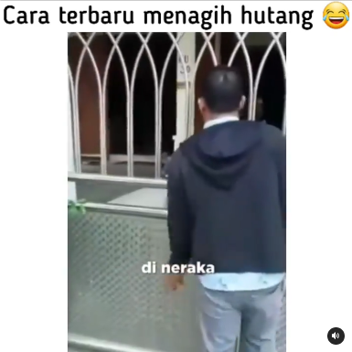 debt collector kreatif tagih utang sambil ngerap