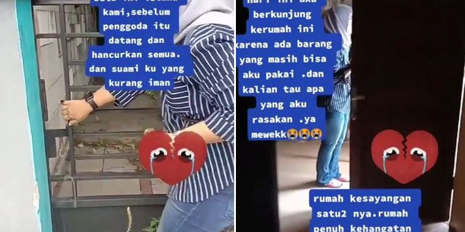 Rumah Tangga Hancur karena Pelakor, Momen Istri Datangi Bekas Rumahnya ...