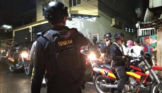 patroli gabungan di makassar