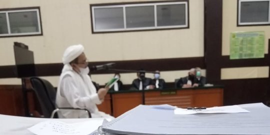 Jaksa Bantah Eksepsi Rizieq: Dari Puluhan Lembar Tak Satu Huruf Pun Fitnah Terdakwa