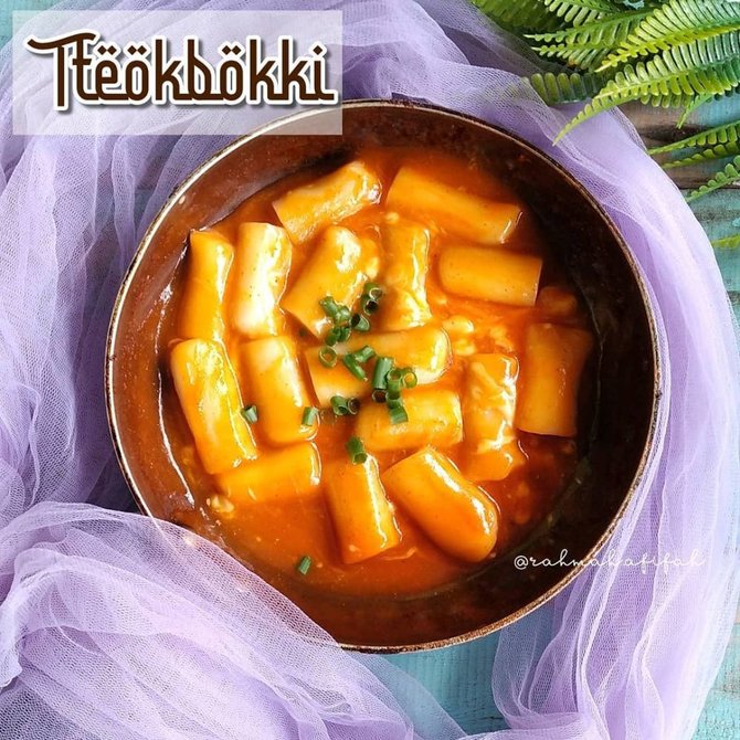 8 resep tteokbokki ala korea camilan lezat dan mudah dibuat