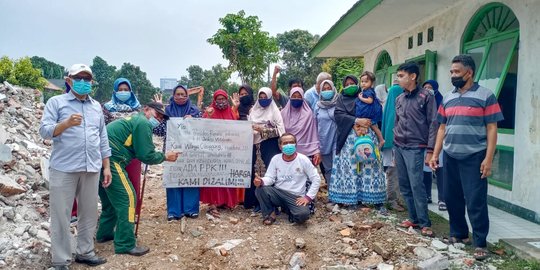 Terkena Proyek Tol Serpong-Balaraja, Warga Cilenggang Protes Tanahnya Dibayar Murah