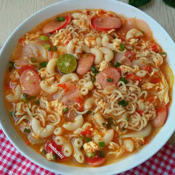 8 resep seblak makaroni pedas segar dan menggugah selera