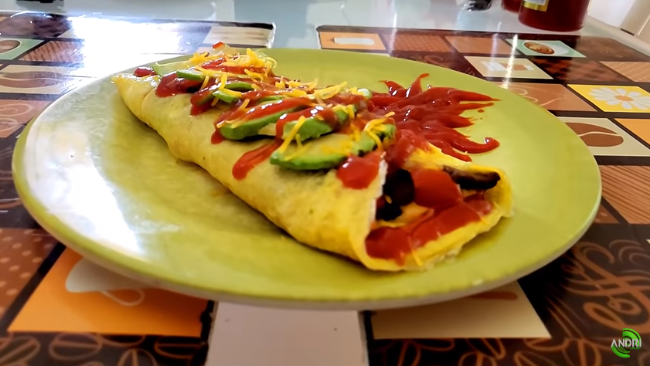 penampakan telur dadar rp11 juta di amerika