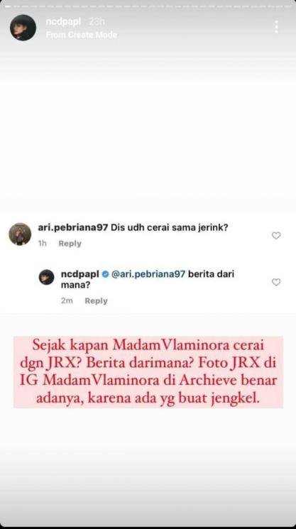 diduga cerai usai arsipkan foto jerinx sid begini reaksi nora alexandra