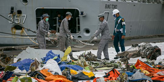 KNKT: CVR Sriwijaya Air SJ-182 Ditemukan Menggunakan Kapal Sedot Lumpur