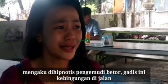 Mengaku Dihipnotis Sopir Bentor, Wanita Ini Menangis Kehilangan Cincin dan HP