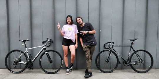 Rajin Olahraga, Ini 4 Potret Nadila Ernesta Pemain Suara Hati Istri saat Bersepeda