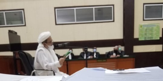 Saat Jaksa Tanggapi Cacian Rizieq di Dalam Nota Keberatan