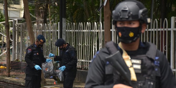 23 Terduga Teroris Ditangkap Usai Bom Bunuh Diri di Makassar, 1 Otak Perakit Bom