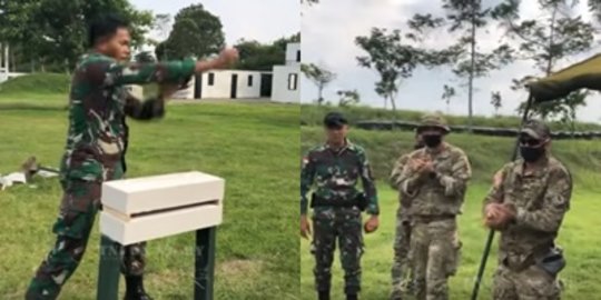 Momen TNI Menjahili Tentara Amerika, Bikin Tegang Tak Berkutik