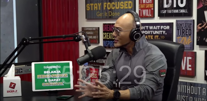 deddy corbuzier angkat bicara soal radikalisme ajak artis dan influencer lakukan ini