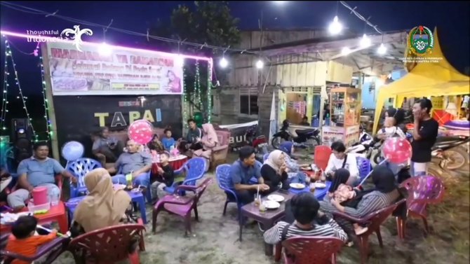 ramai ramai jual tapai dan lemang ini tradisi unik warga batu bara sambut ramadan