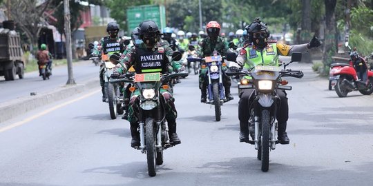 Jelang Paskah dan Ramadan, TNI-Polri Lakukan Patroli Skala Besar di Sumut