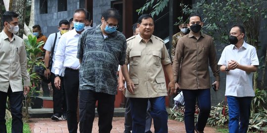 Peluang Prabowo dan Airlangga di antara 4 Poros Koalisi Pilpres 2024
