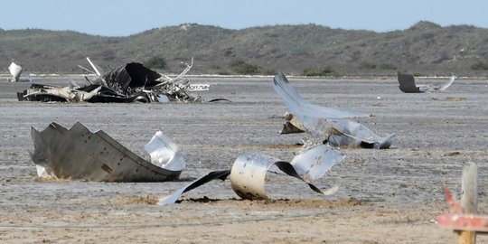 Puing-Puing Roket SpaceX yang Meledak