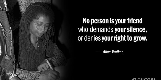 25 Kata Kata Bijak Alice Walker Tentang Perjuangan Hidup Penuh Makna Mendalam Merdeka Com