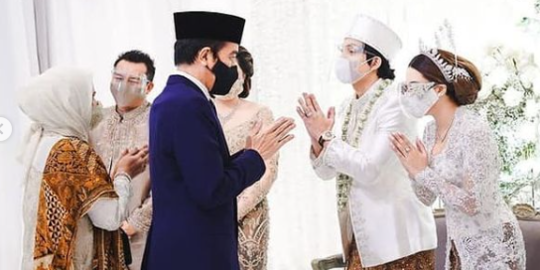 Dihadiri Presiden, Ini Deretan Pejabat yang Datang di Acara Akad Nikah Atta dan Aurel