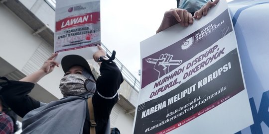 Kecam Kekerasan Terhadap Jurnalis, AJI Palembang Kampanyekan Gerakan Pita Putih