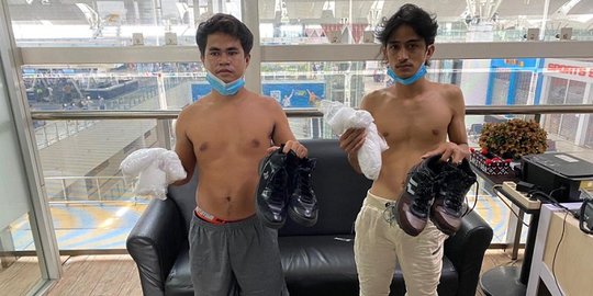 Simpan Sabu 2 Kg dalam Sepatu, Sukri dan Eka Ditangkap di Bandara Kualanamu