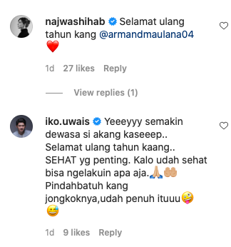 ulang tahun ke 50 tahun armand maulana ungkap harapannya