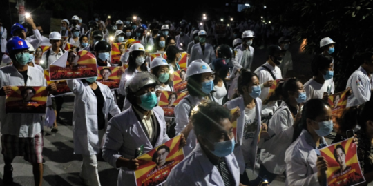 penjelasan lima demonstran myanmar mengapa mereka tak akan pernah menyerah