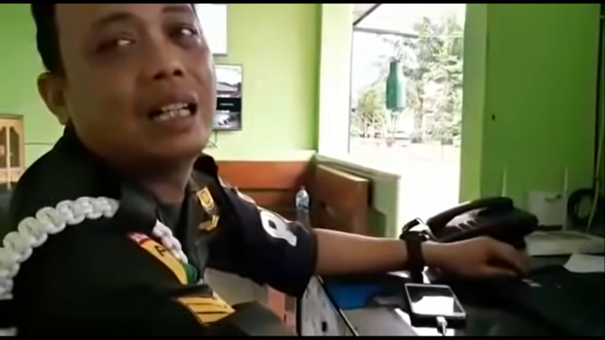 penipu salah sasaran hubungi polisi militer