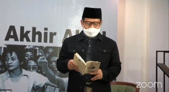 muhaimin iskandar di acara rindu rendra