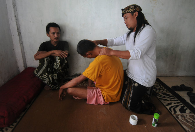 pasien odgj di ponpes daarul miftah mulia ciseeng kabupaten bogor