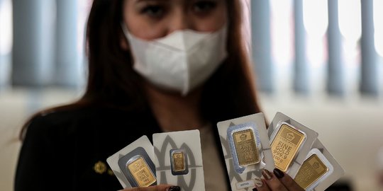 Harga Emas Naik Rp4.000, Dibanderol Rp 924.000 per Gram