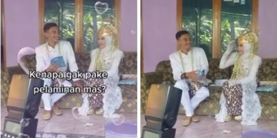 Viral Video Pengantin Tak Pakai Pelaminan & Dekorasi Resepsi, Alasannya Bikin Salut