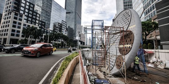 Pemprov DKI Habiskan Rp800 Juta Bangun Tugu Sepeda di Jalan Sudirman