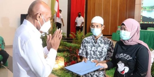 60 Pasutri di Jayapura Papua Ikuti Sidang Nikah Massal