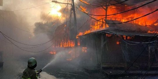 Penyebab Kebakaran Pasar Kambing Diduga Korsleting, Kerugian Ditaksir Capai Rp1 M