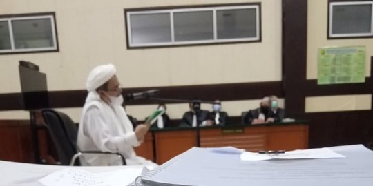 PN Jaktim Tak Siarkan Pemeriksaan Saksi di Sidang Rizieq Syihab