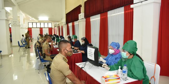 7 Daerah di Sumsel Lakukan PPKM, Warga Tolak Divaksinasi Didenda Rp1 Juta