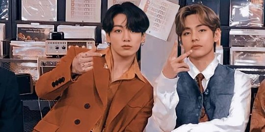 Banyak Di-Ship Hingga Dijuluki 'Taekook', Ini 7 Potret Persahabatan Jungkook & V BTS
