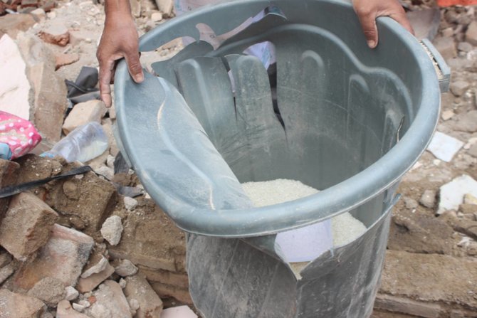 mujiati korban gempa di malang