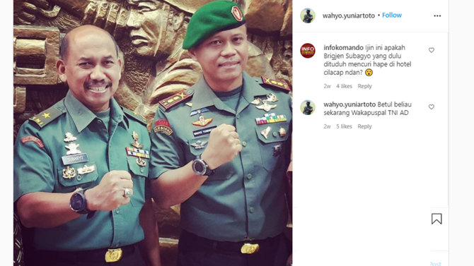 potret terbaru brigjen subagyo