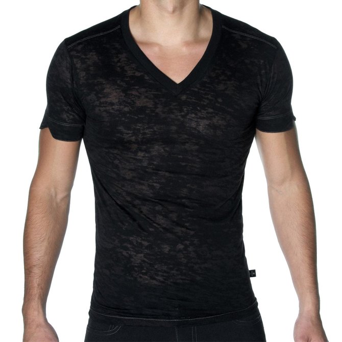 ilustrasi baju vneck