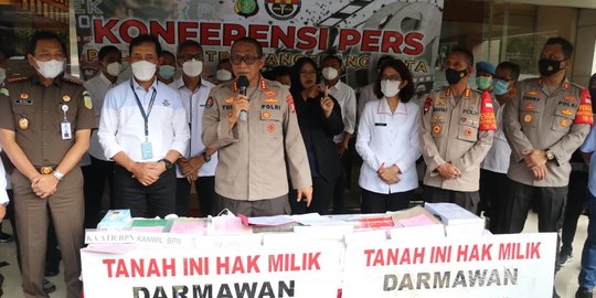 Polisi Bongkar Praktik Mafia Tanah di Tangerang Bermodus Saling Berseteru