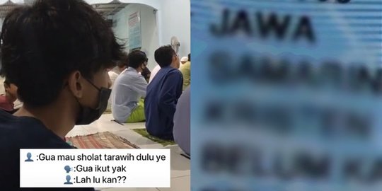 Viral Pemuda Ikut Teman Salat Tarawih, Pas Lihat KTP-nya Bikin Kaget