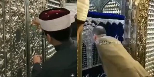 Begini Penampakan Makam Nabi Muhammad SAW, Sederhana Hanya Bernisan Batu