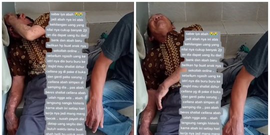 Kisah Pilu Tukang Becak di Garut, Kehilangan Uang Rp2 Juta saat Salat