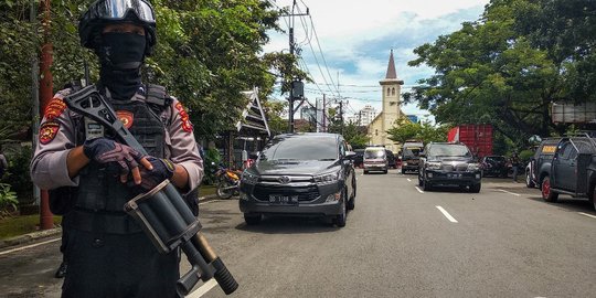 Serang Polisi dengan Parang, Terduga Teroris di Makassar Ditembak Mati