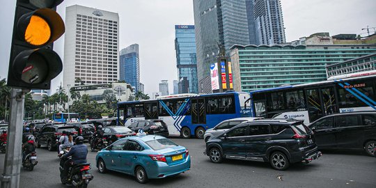 Kemacetan Ibu Kota Menjelang Waktu Berbuka Puasa