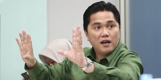 Erick Thohir Resmikan Kapal Tanker Raksasa Milik Pertamina
