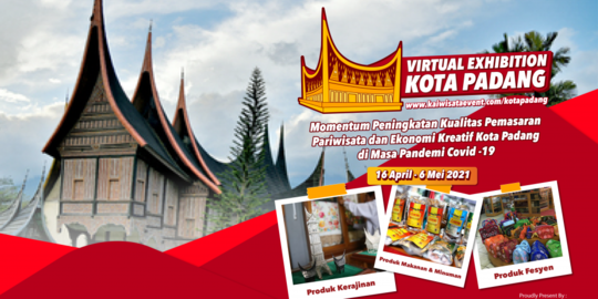 25 Stand Tampilkan Daya Tarik Wisata pada Virtual Exhibition Kota Padang 2021